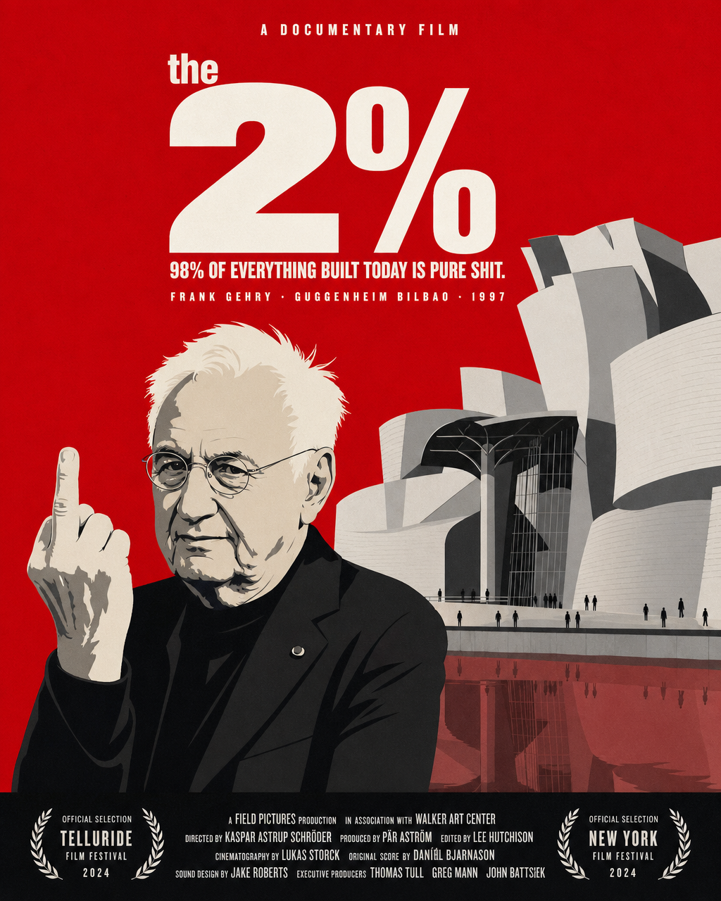 The 2% — Frank Gehry documentary poster