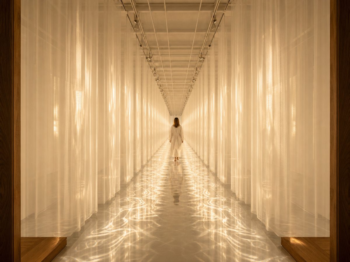 Shot 02 — The Corridor · One-Point Interior