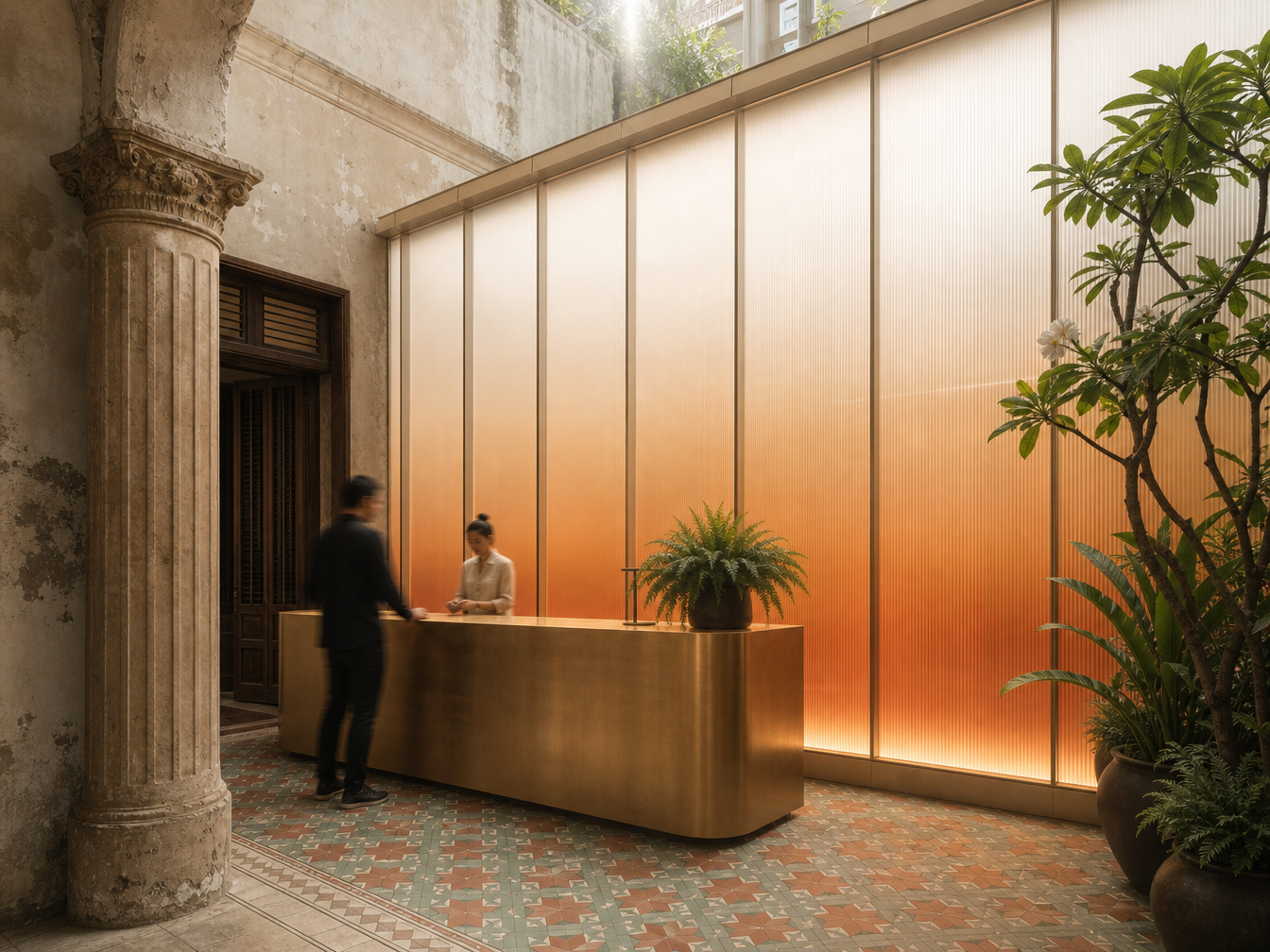 Hotel Talam foyer reception