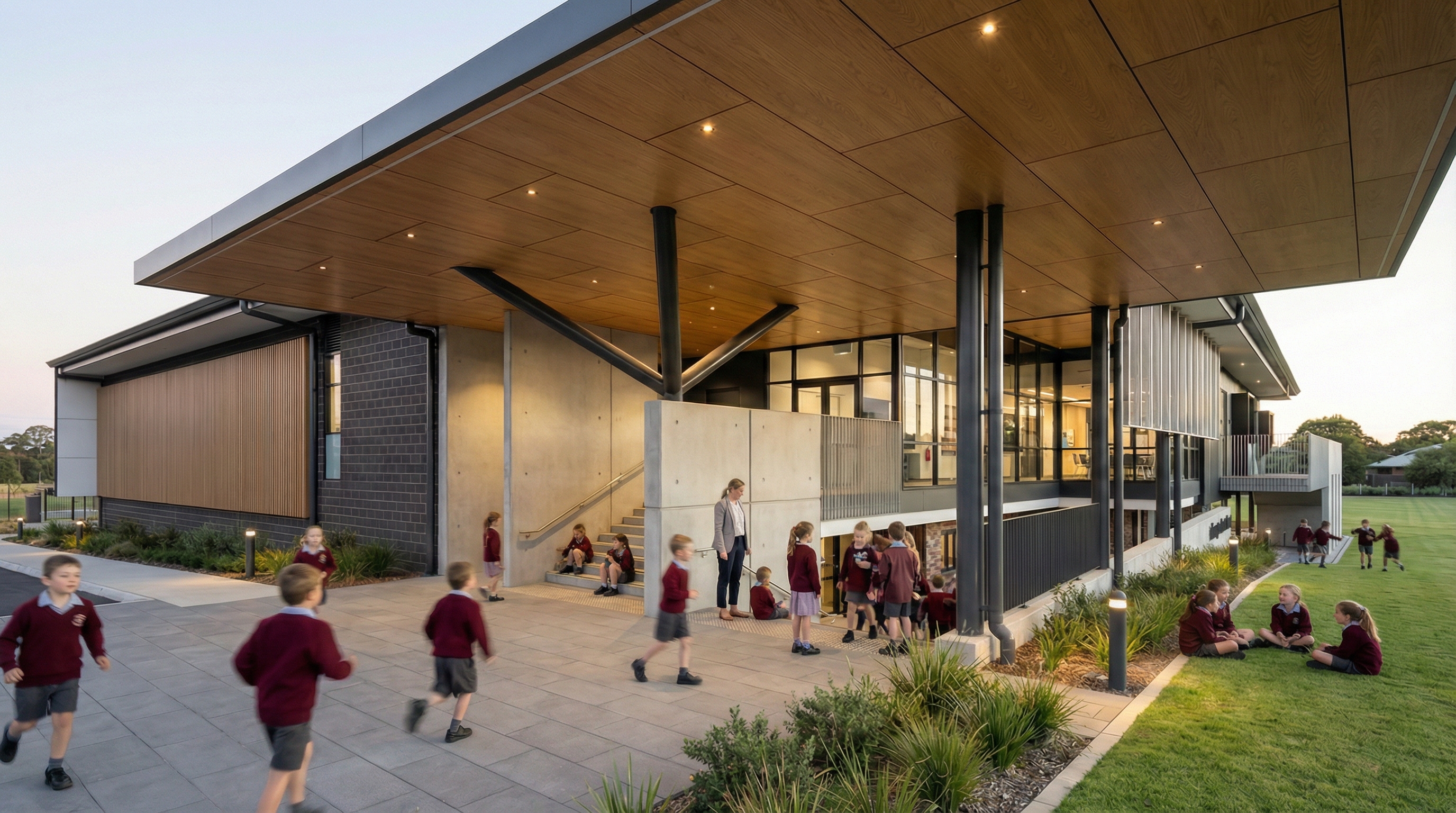 Christway College Wyndham Gymnasium detail 3