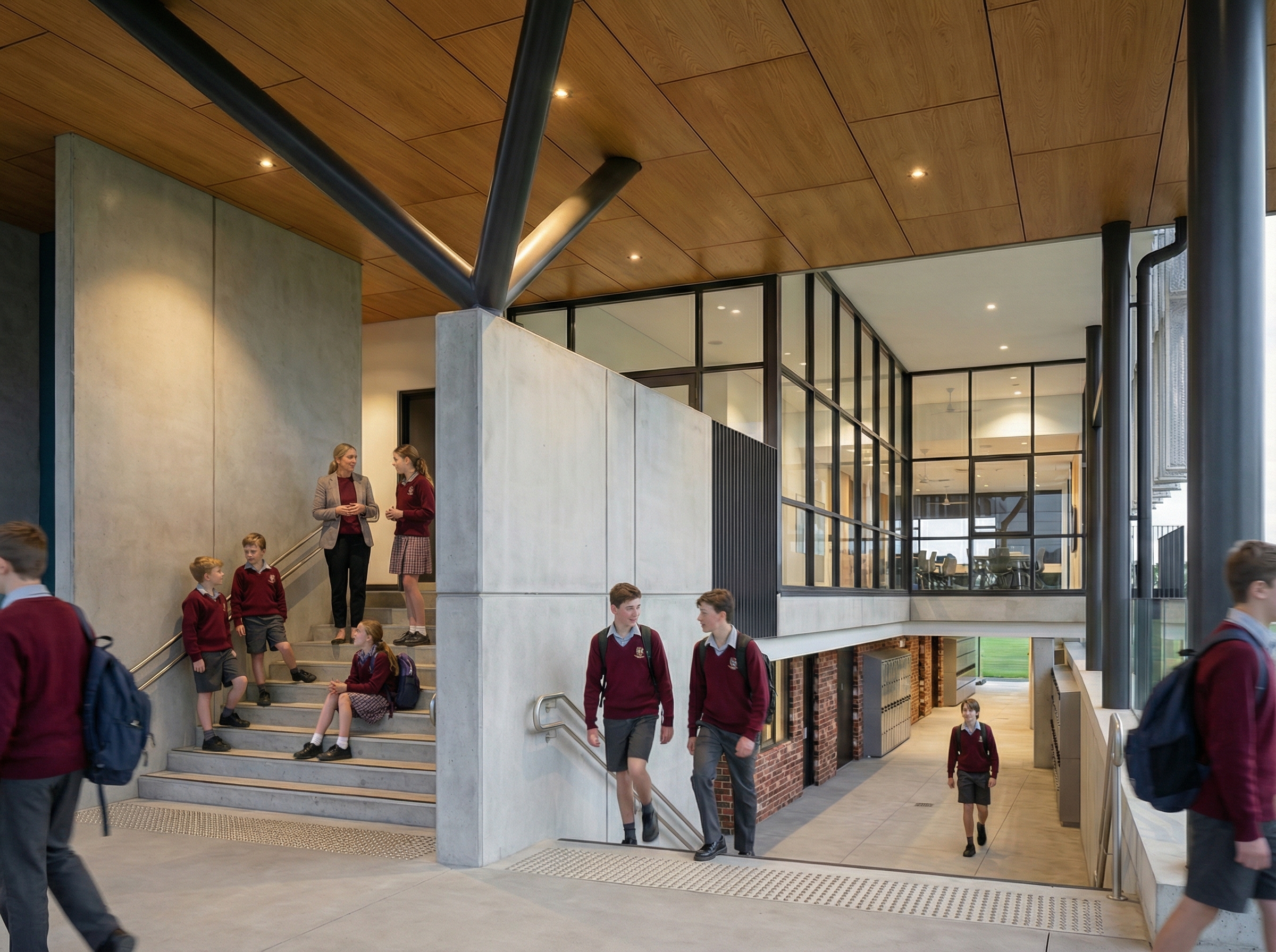 Christway College Wyndham Gymnasium detail 2