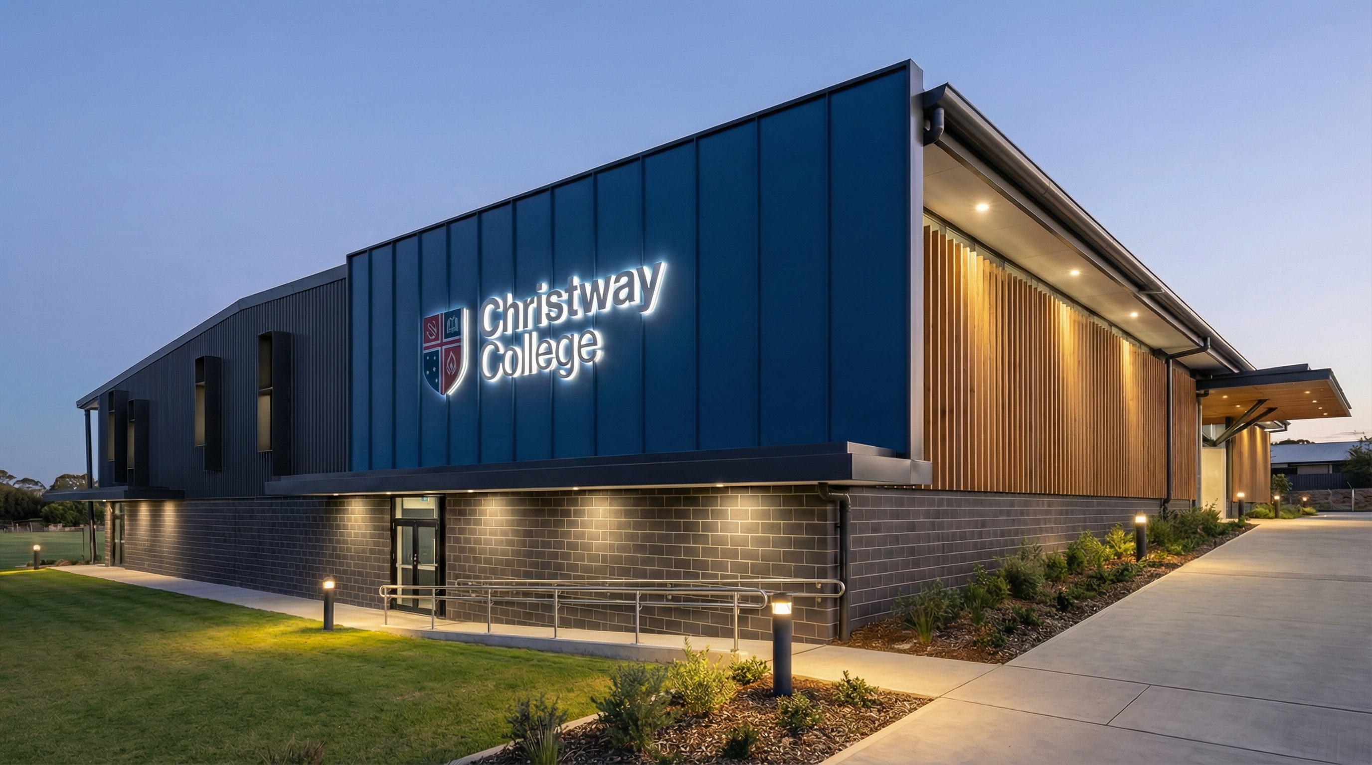 Christway College Wyndham Gymnasium detail 1